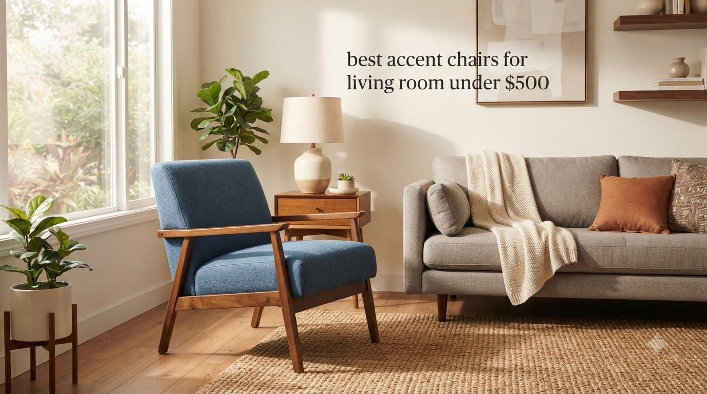 best accent chairs for living room under $500