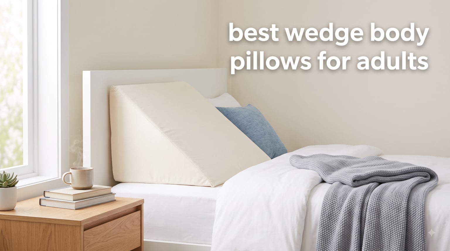 best wedge body pillows for adults