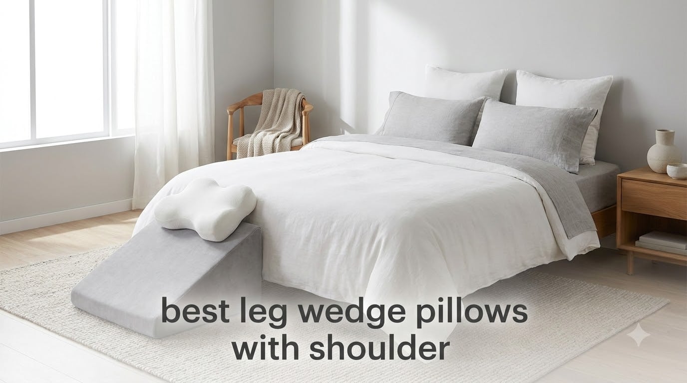 best leg wedge pillows with shoulder