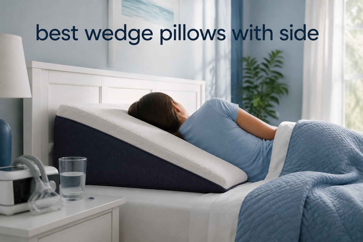 best wedge pillows with side