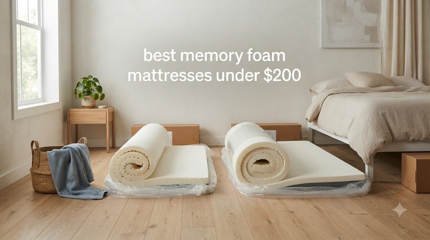 best memory foam mattresses under $200