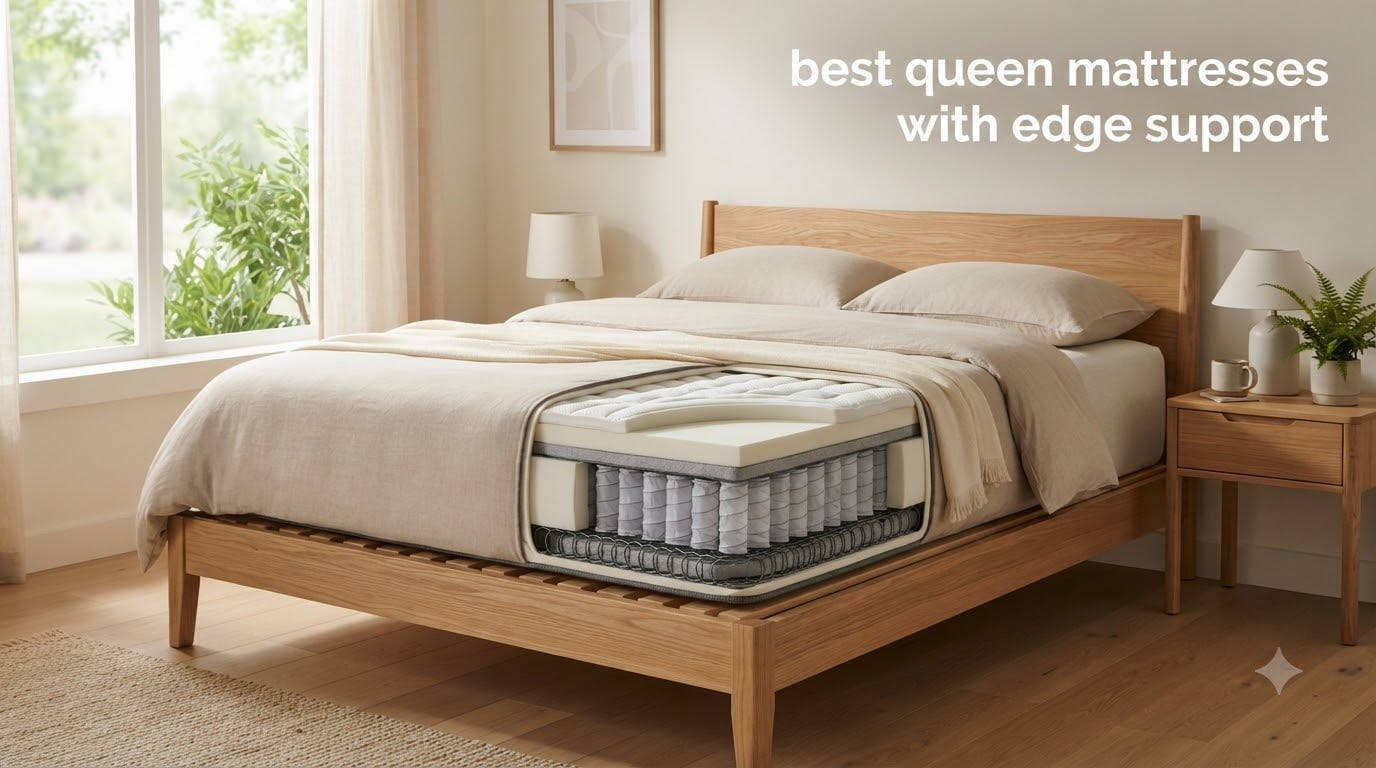 best queen mattresses with edge support