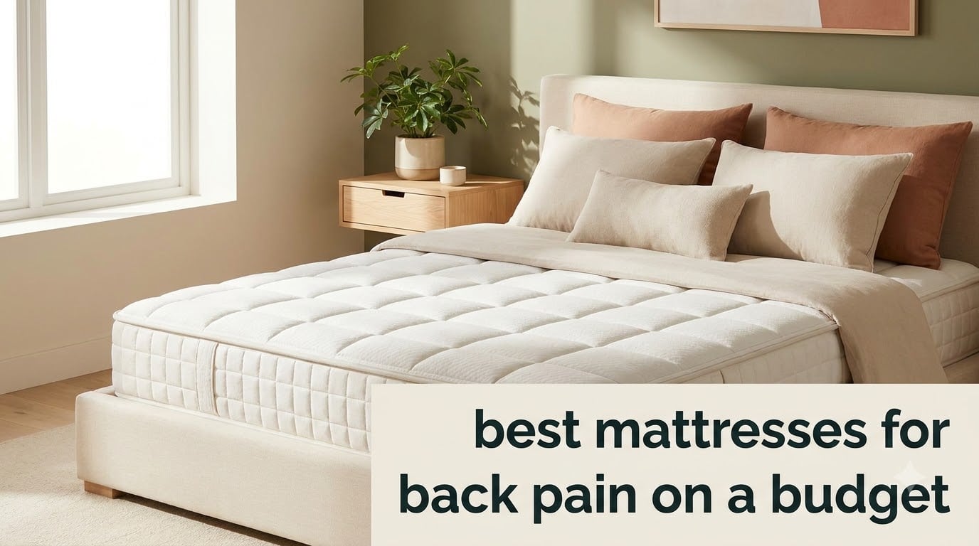 best mattresses for back pain on a budget