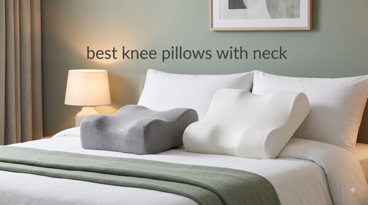best knee pillows with neck