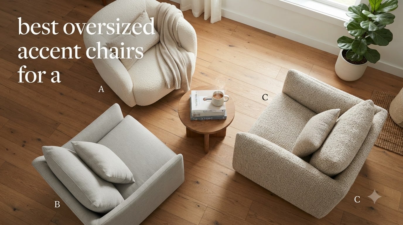best oversized accent chairs for a