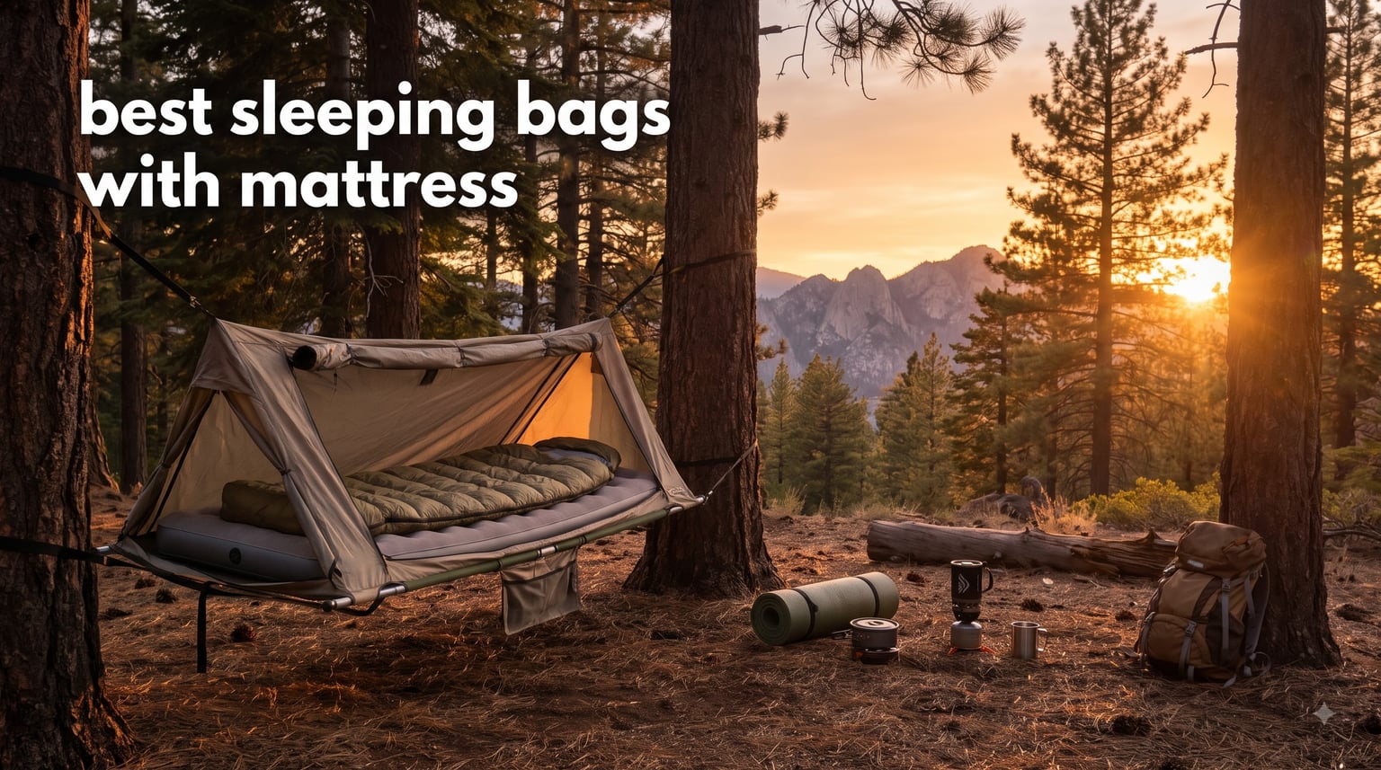 best sleeping bags with mattress