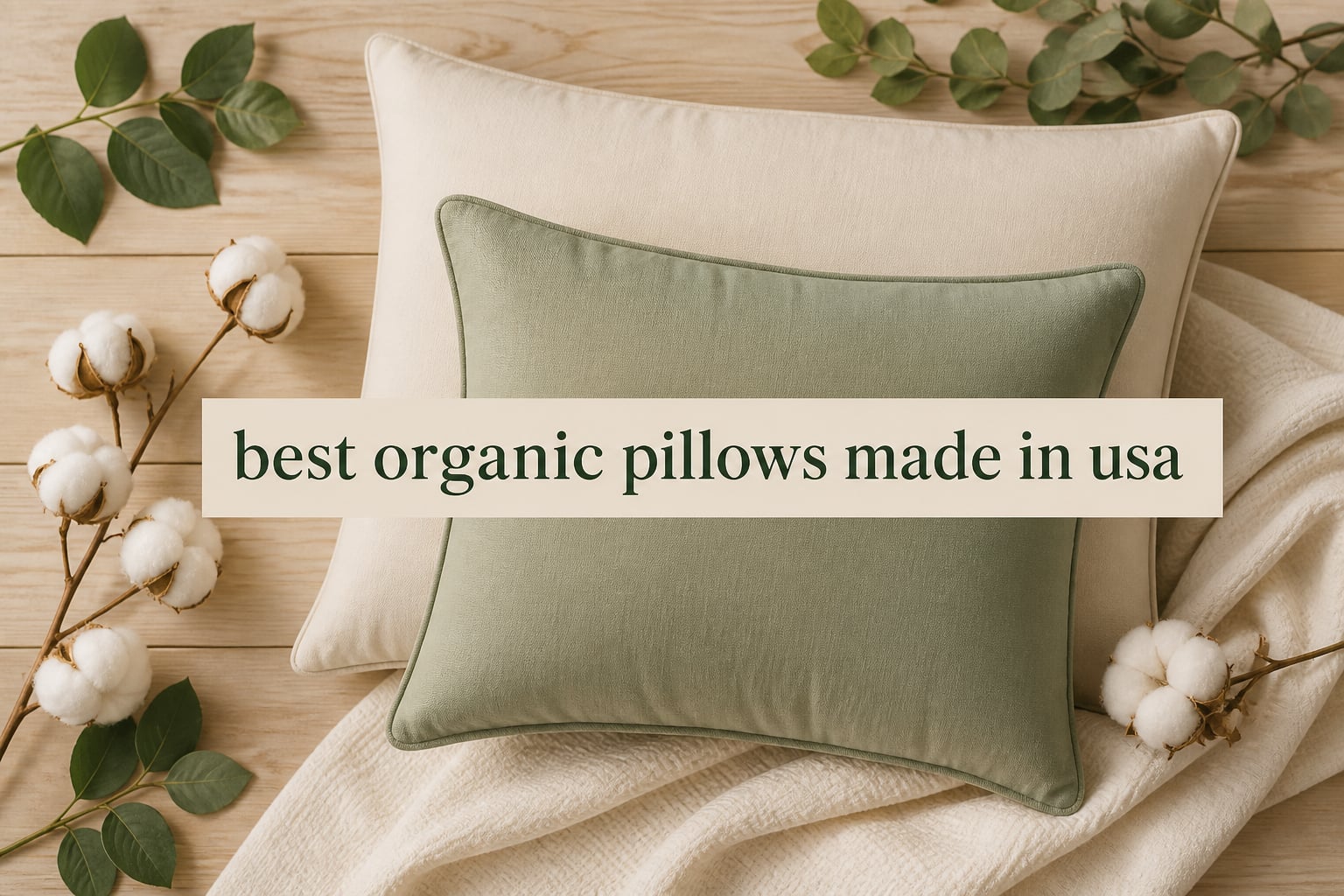 best organic pillows made in usa