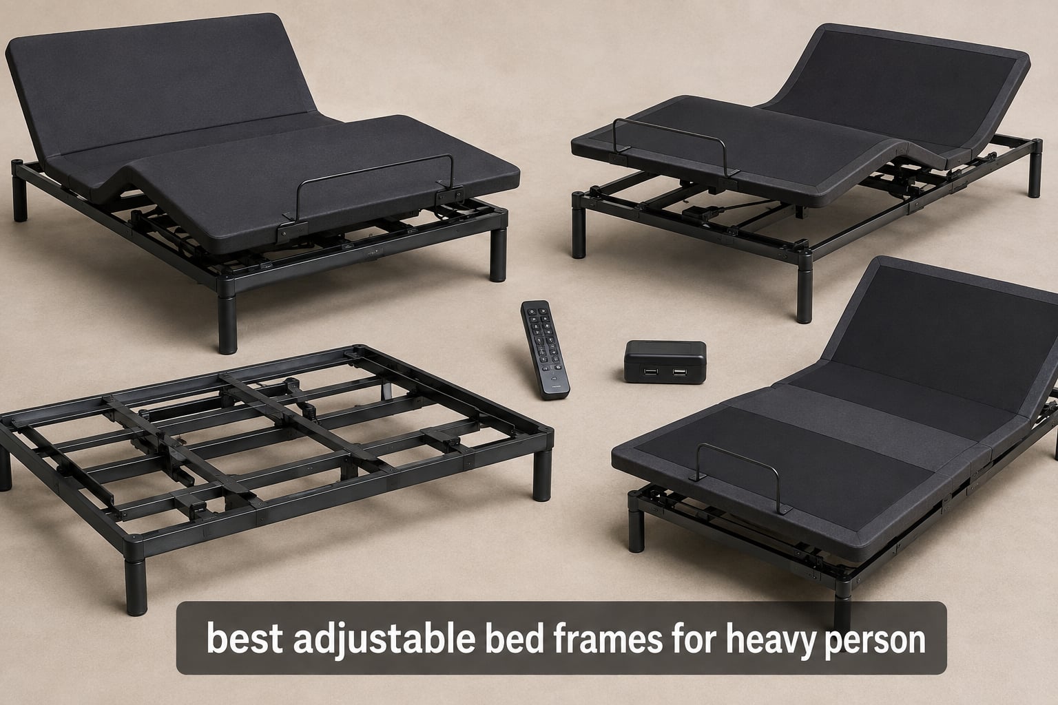 best adjustable bed frames for heavy person