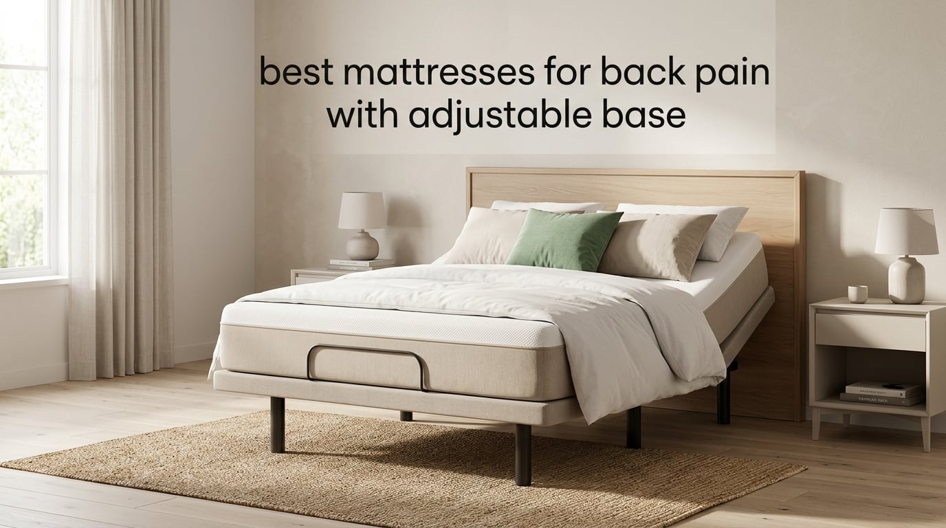 best mattresses for back pain with adjustable base