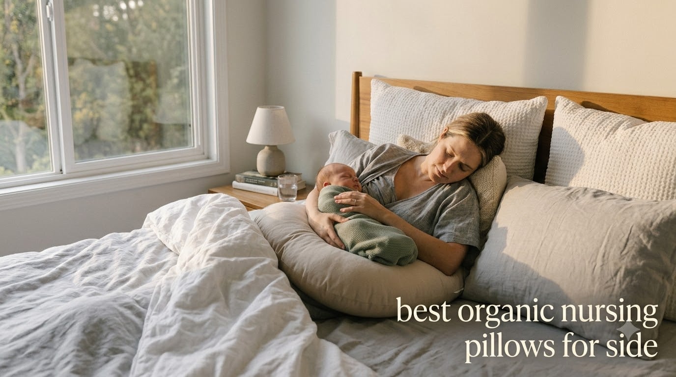best organic nursing pillows for side