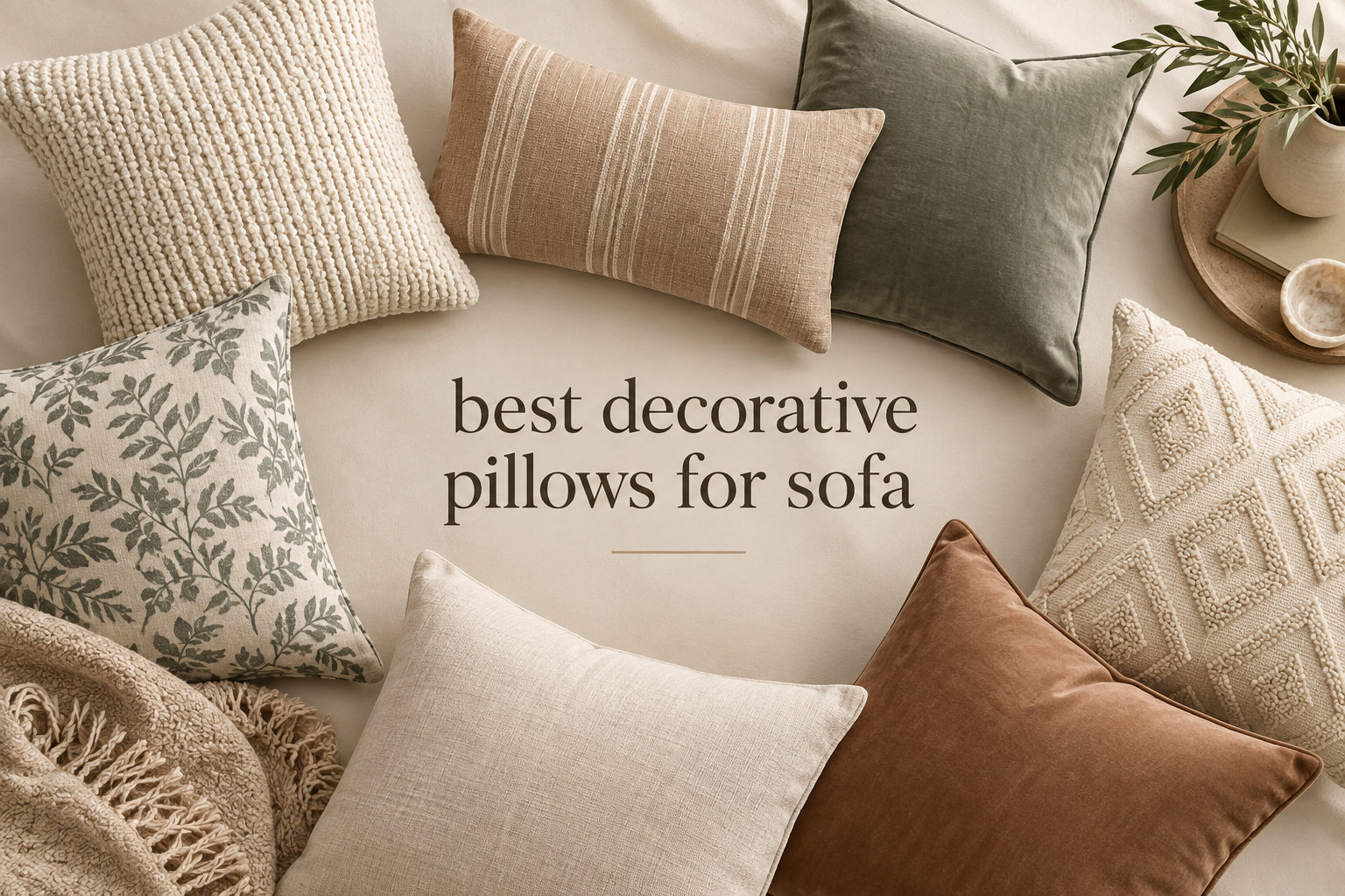 best decorative pillows for sofa