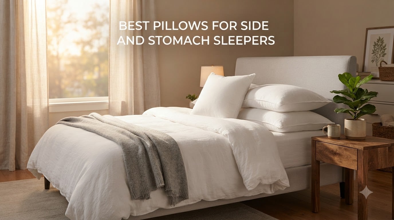 best pillows for side and stomach sleepers