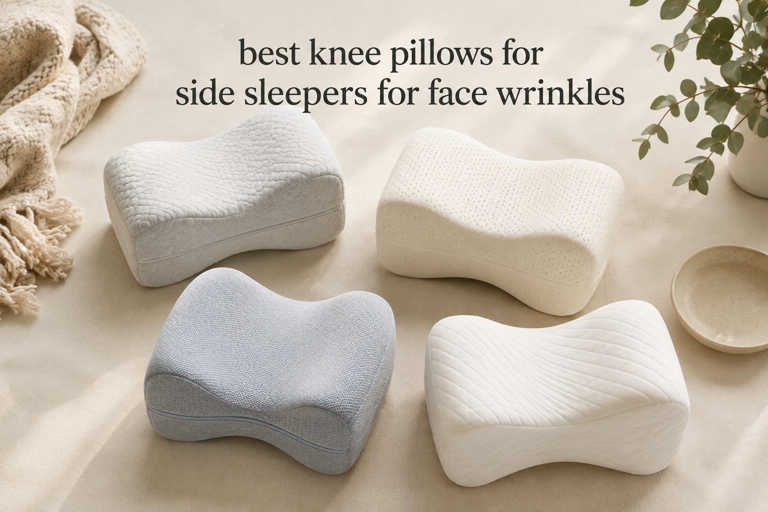 best knee pillows for side sleepers for face wrinkles