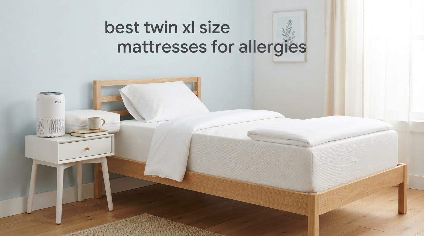 best twin xl size mattresses for allergies