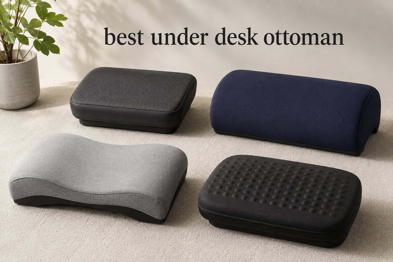 best under desk ottoman