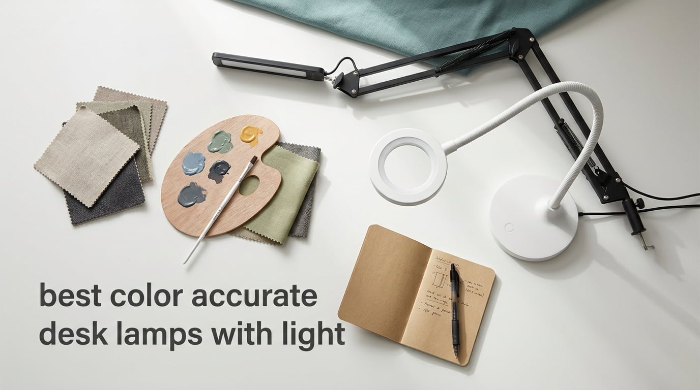 best color accurate desk lamps with light