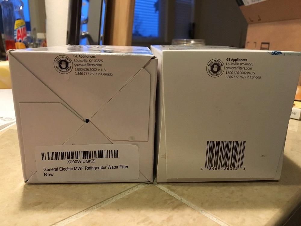 GE MWF™ Refrigerator Water Filter, Genuine Filter, Guaranteed Fit, 1-pack customer photo 1