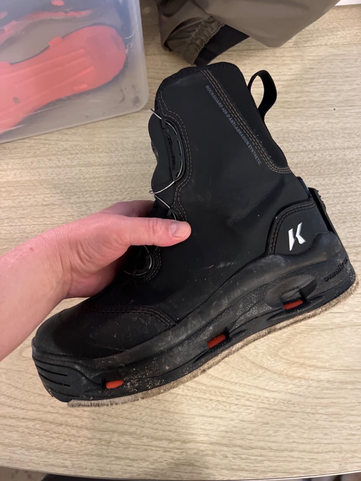Korkers Men's Devil's Canyon w/Felt & Kling-On Soles customer photo 2