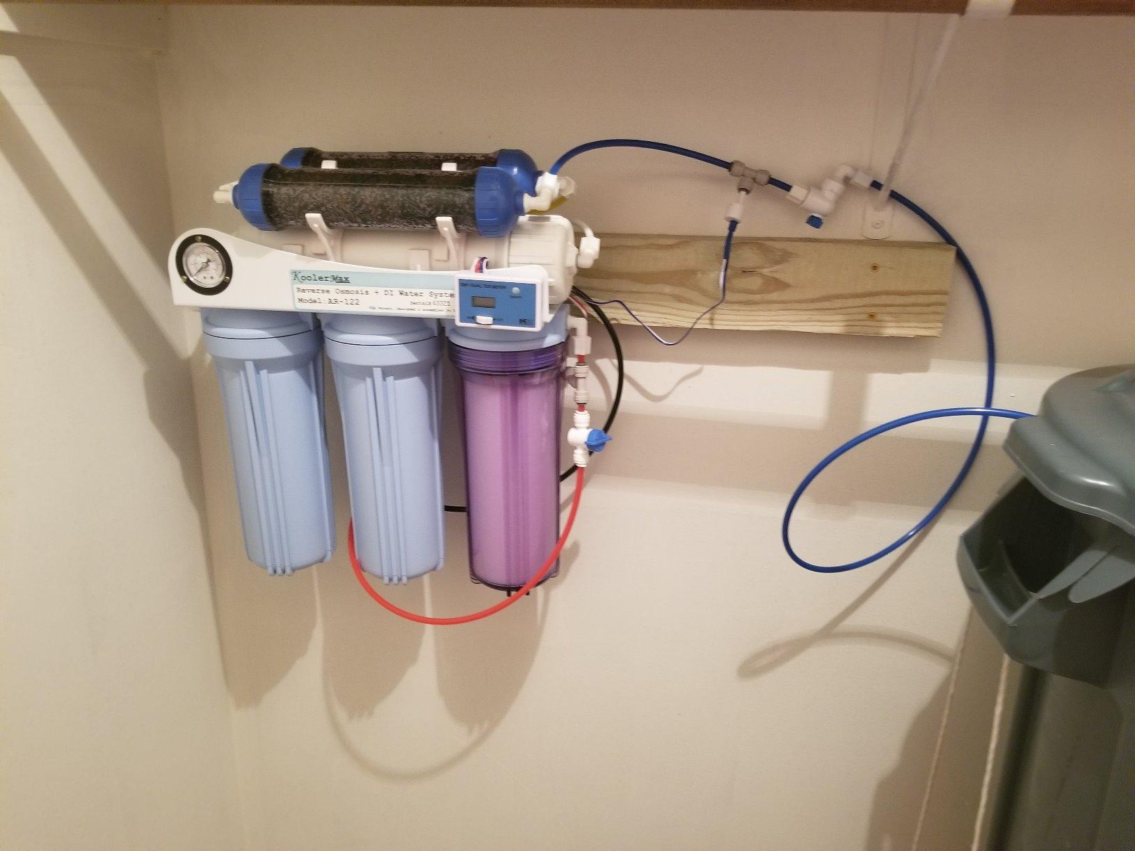 AR-122 6-stage RO+DI Aquarium Reef Reverse Osmosis Water System 150 GPD New Complete customer photo 2