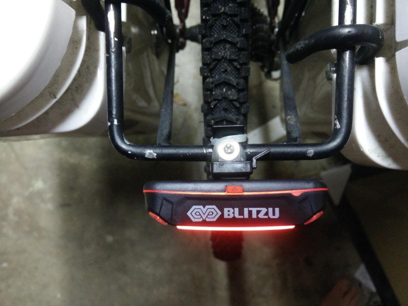 BLITZU Bike Tail Light, 2 Pack USB-C Rechargeable LED Bicycle Rear Lights customer photo 1