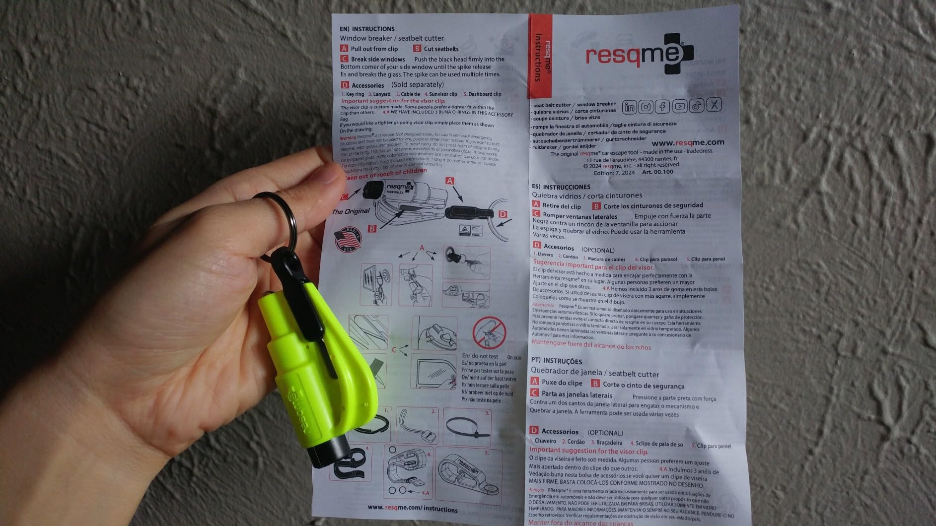 RESQME Auto accessories Resqme Single Pack customer photo 2