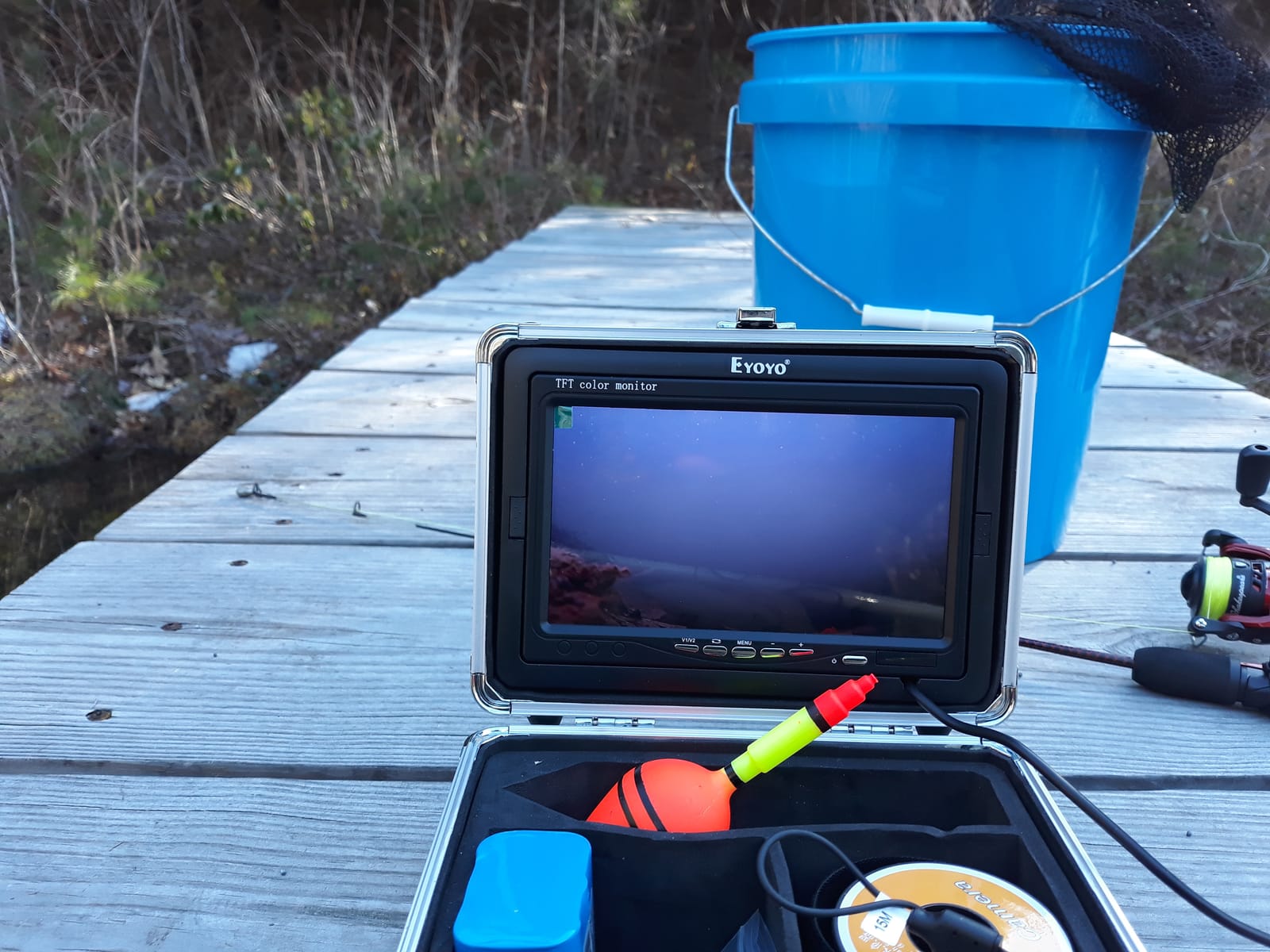 Eyoyo Underwater Fishing Camera 7 inch LCD Monitor Fish Finder 1000TVL customer photo 1