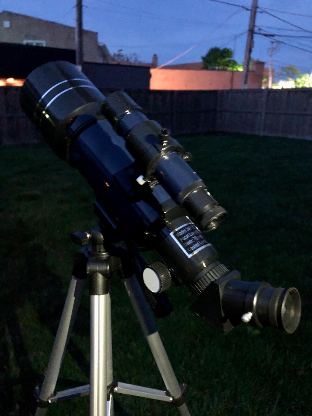 Telescope for Kids & Adults, 70mm Aperture 360mm Refractor (15X-150X) customer photo 1