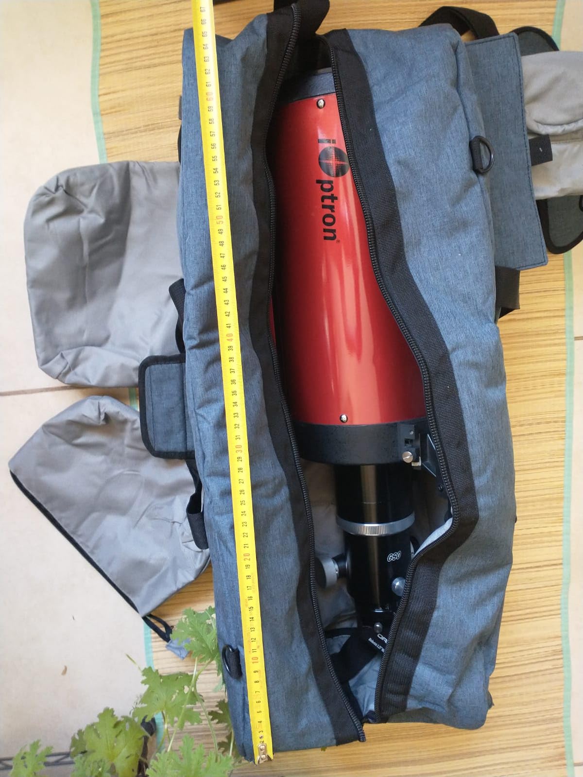 Multipurpose Telescope Bag – Shock-Absorbent Telescope Carrying Case with Adjustable Shoulder Strap and Extra Storage – Water Repellent (30 Inches) - Compatible with Celestron Telescope customer photo 1