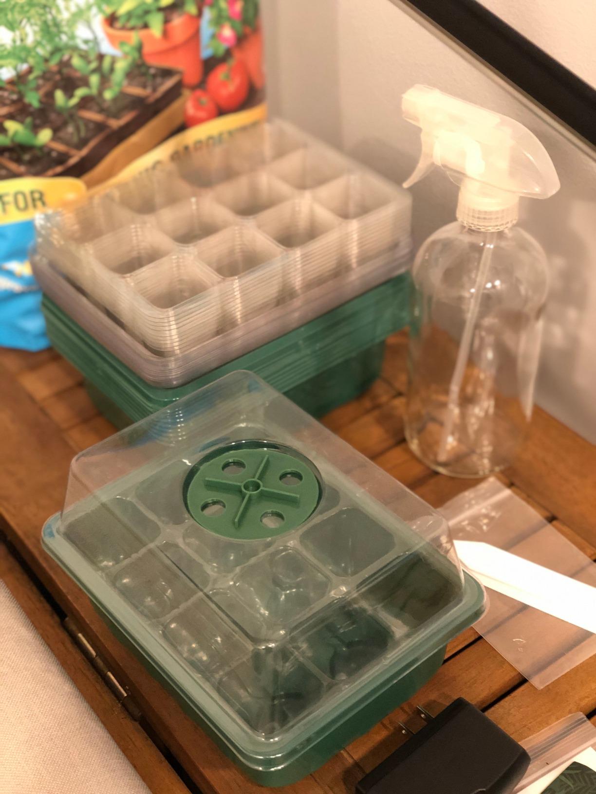 MIXC 10 Pack Seed Starter Tray, 120Cell Stater Kit with Humidity Dome Green customer photo 1