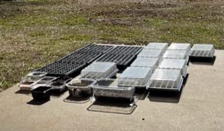 Gardzen 5-Set Seed Starter Tray Kits, Durable Plant Germination Trays with Humidity Vented Domes and Bases, Ideal for Seed Starting, Indoor Gardening, and Greenhouse (Total 200 Cells) customer photo 1
