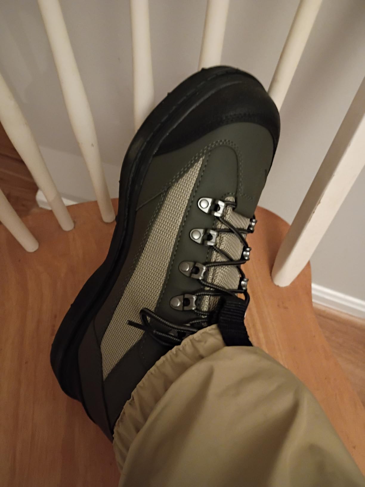 FROGG TOGGS Men's Hellbender Waterproof Fishing Wading Boot for Fishing in Felt or Cleated, Cleated, 12 customer photo 1