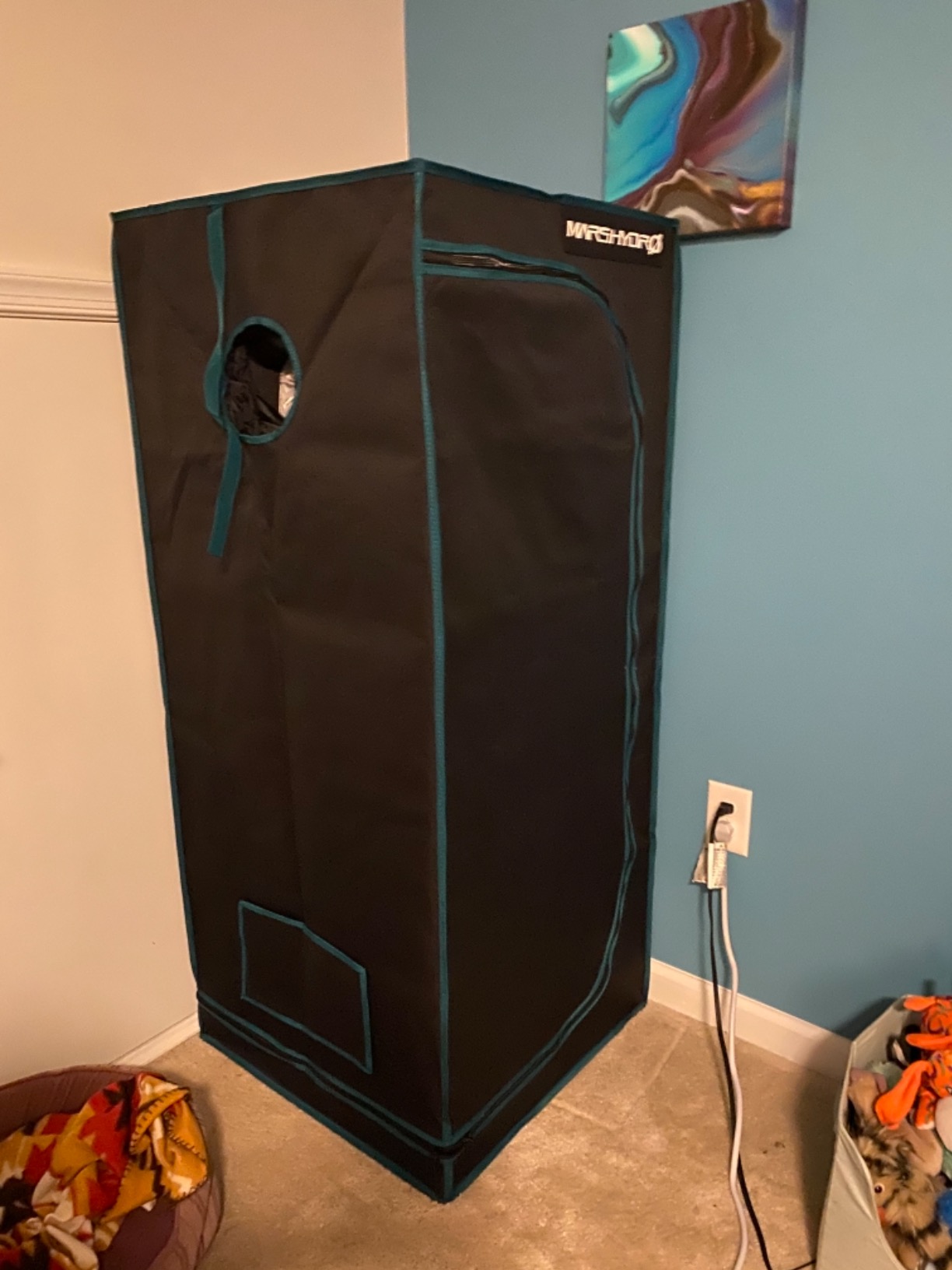MARS HYDRO 2x2ft Grow Tent Kit with TS600 100W Full Spectrum LED Grow Light customer photo 2