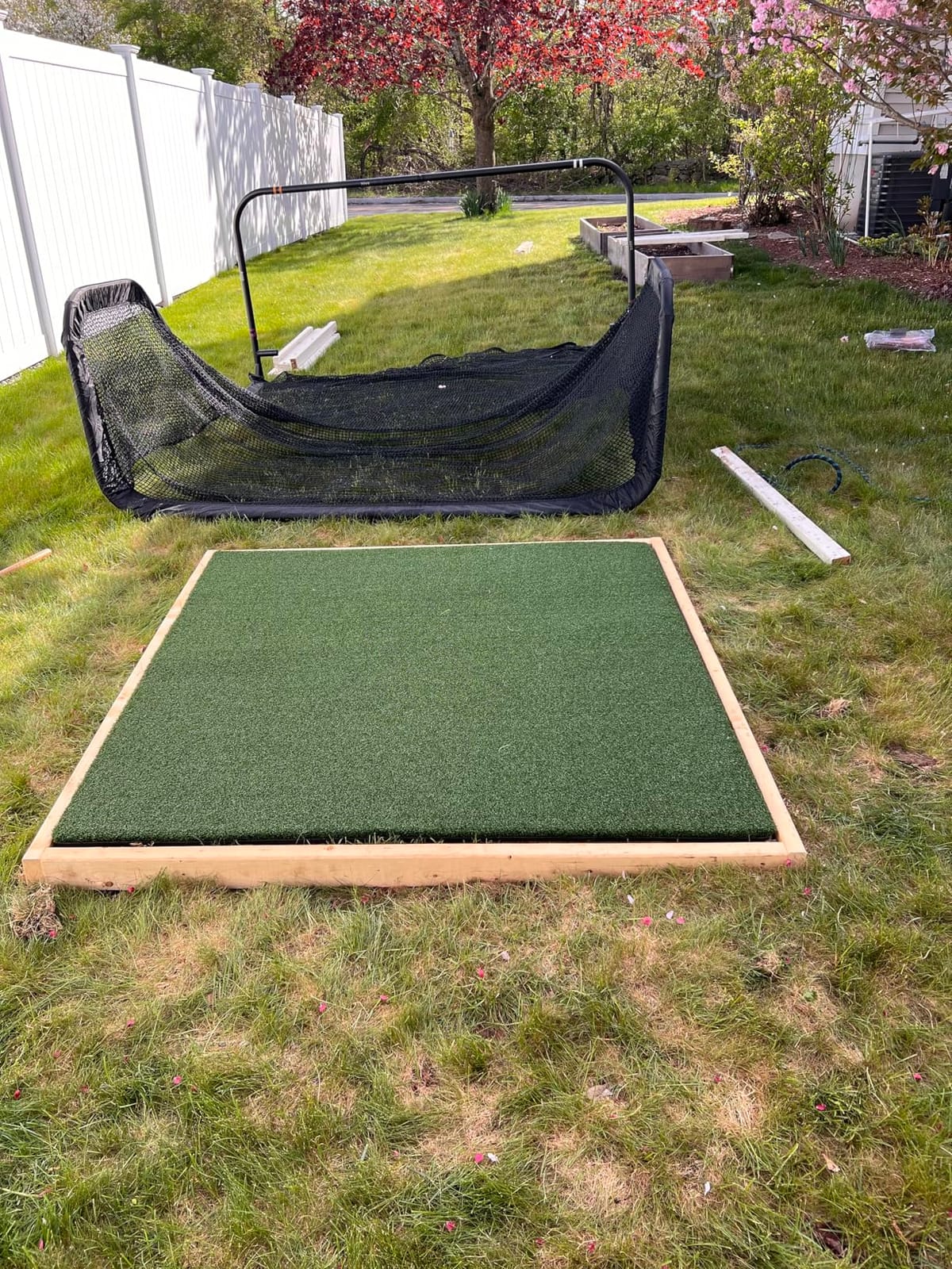 The Net Return Home/Pro Series Golf Net, Multi-Sport, 7x7 ft – 8x7.5 ft, Auto Ball Return, Portable for Indoor/Outdoor customer photo 1