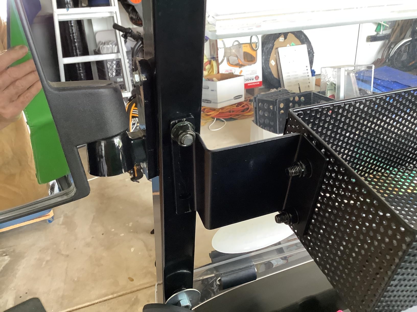 10L0L Golf Cart Front Inner Basket for EZGO TXT 1995-2013 & RXV 2008-2023, Dash Storage/Tray Organizer Rack customer photo 2