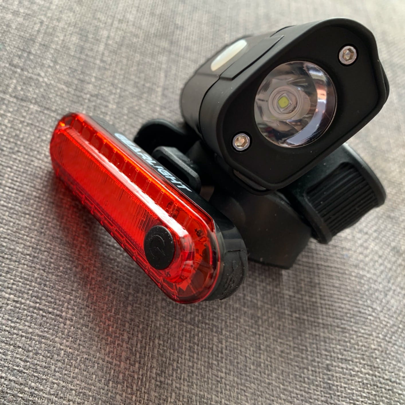 Bike Lights for Night Riding, USB Rechargeable Front and Back Lights, LED Bicycle Headlight and Tail Light Set, Water Resistant Bike Lights Rechargeable for Mountain Bikes, Kids Bike Light, MTB Light customer photo 2