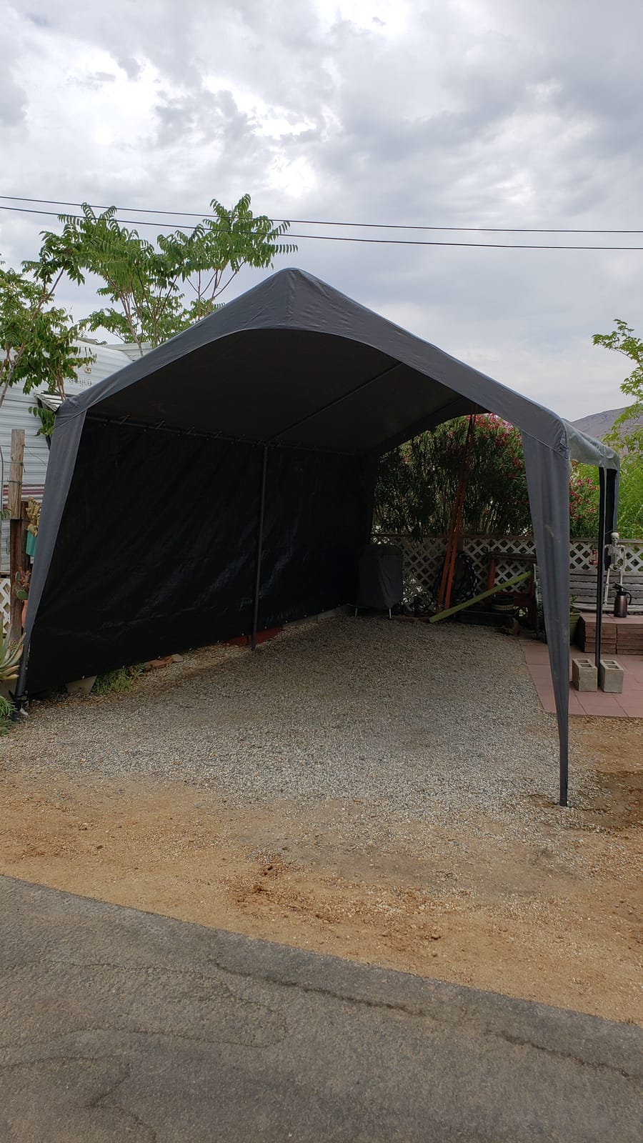 Sunnyglade 10x20 Ft Heavy Duty Carport Canopy Outdoor Portable Dark Grey customer photo 2