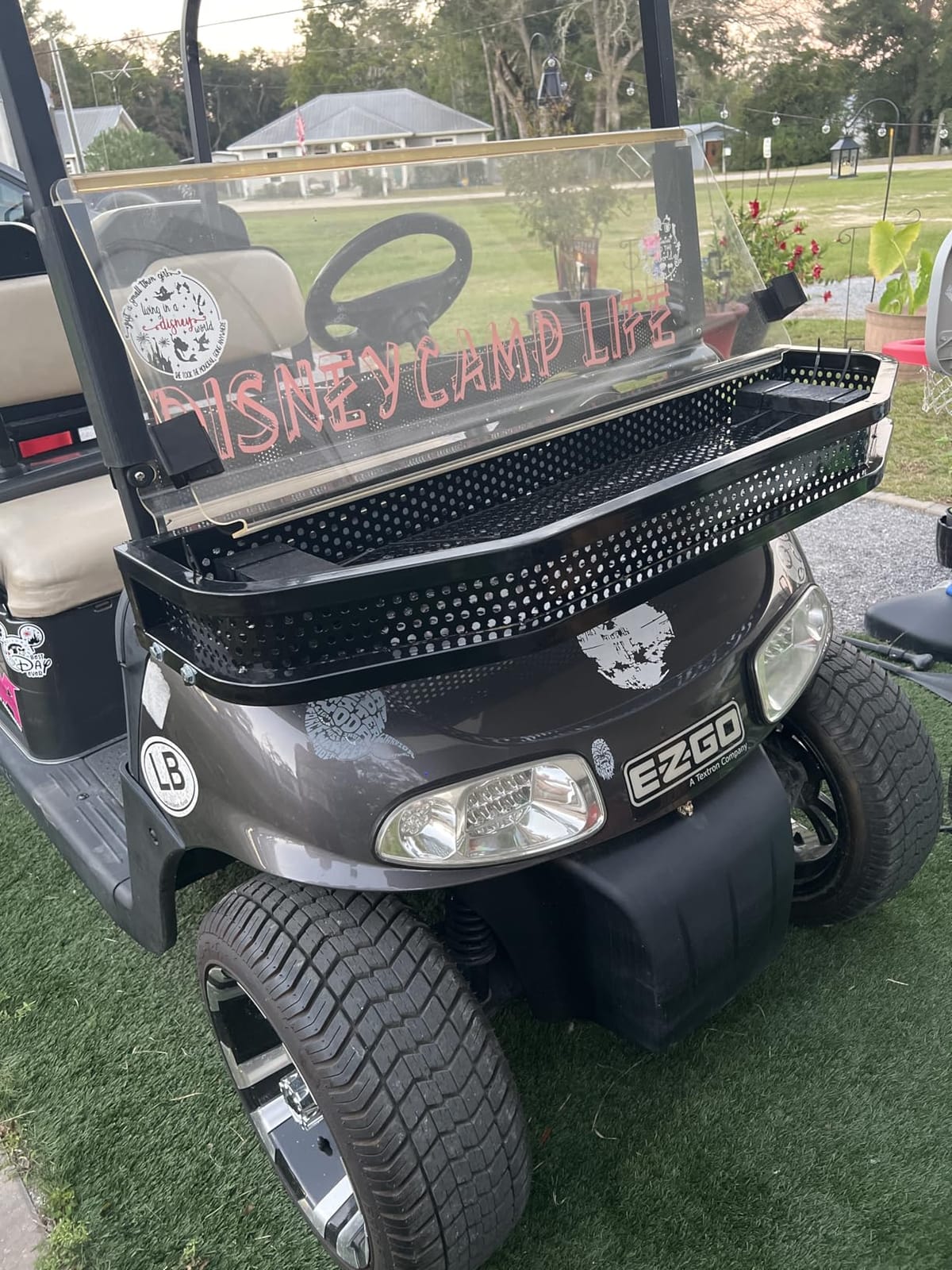 Roykaw EZGO RXV Front Storage Basket Tray Organizer for 2008-up Golf Cart Models - Upgrade One Piece Solid Design/More Sturdy and No Rattles customer photo 1