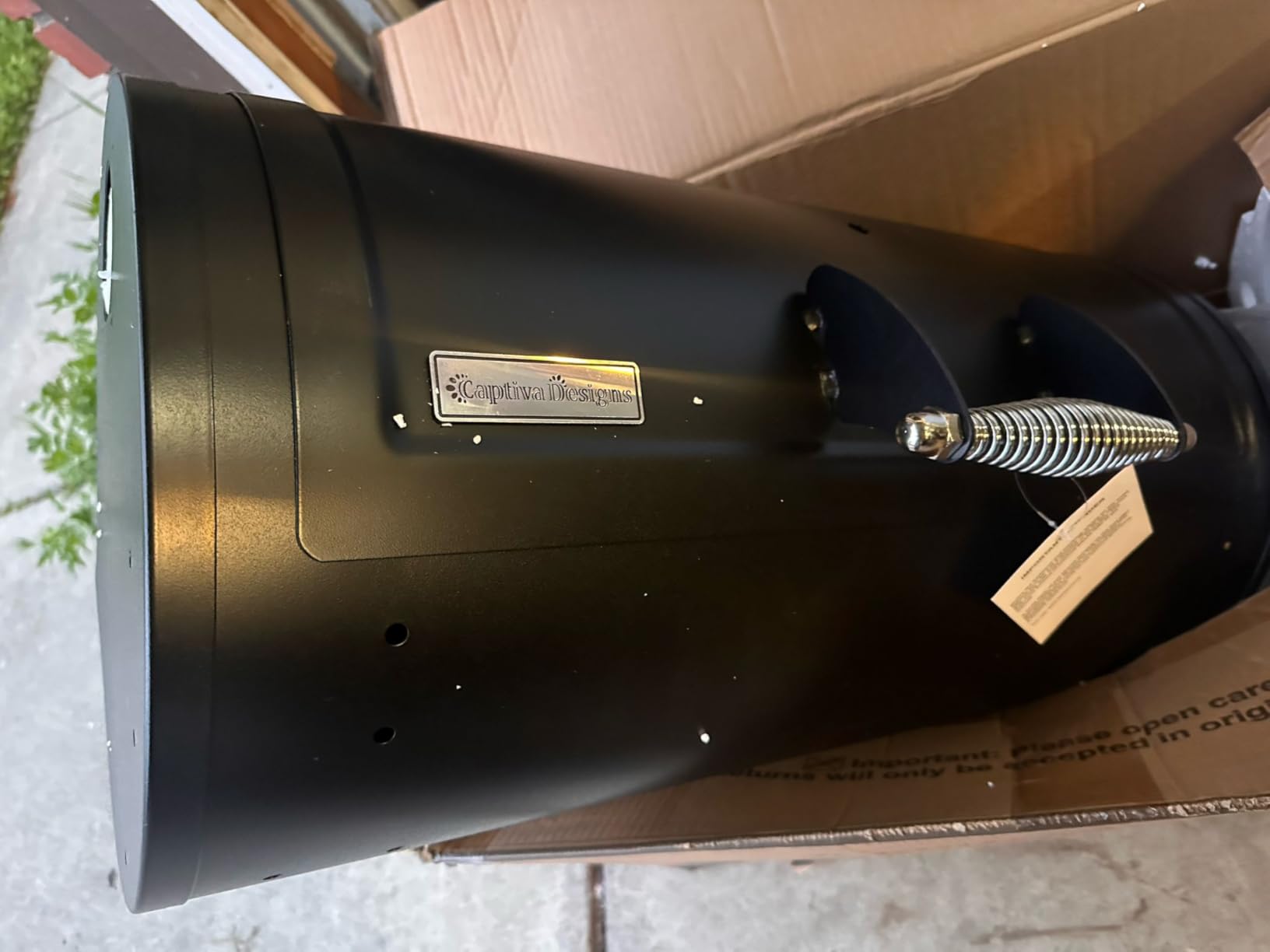 MFSTUDIO Barrel Charcoal Grill w/Offset Smoker w/ 512 SQ.IN. Cooking Area customer photo 2