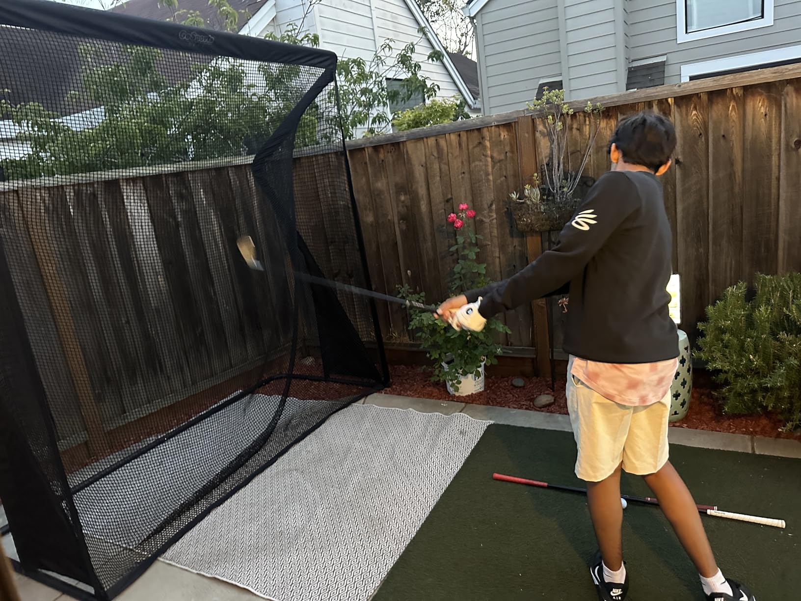 GoSports Golf Net Elite - Steel Frame Practice Golf Hitting Nets customer photo 2