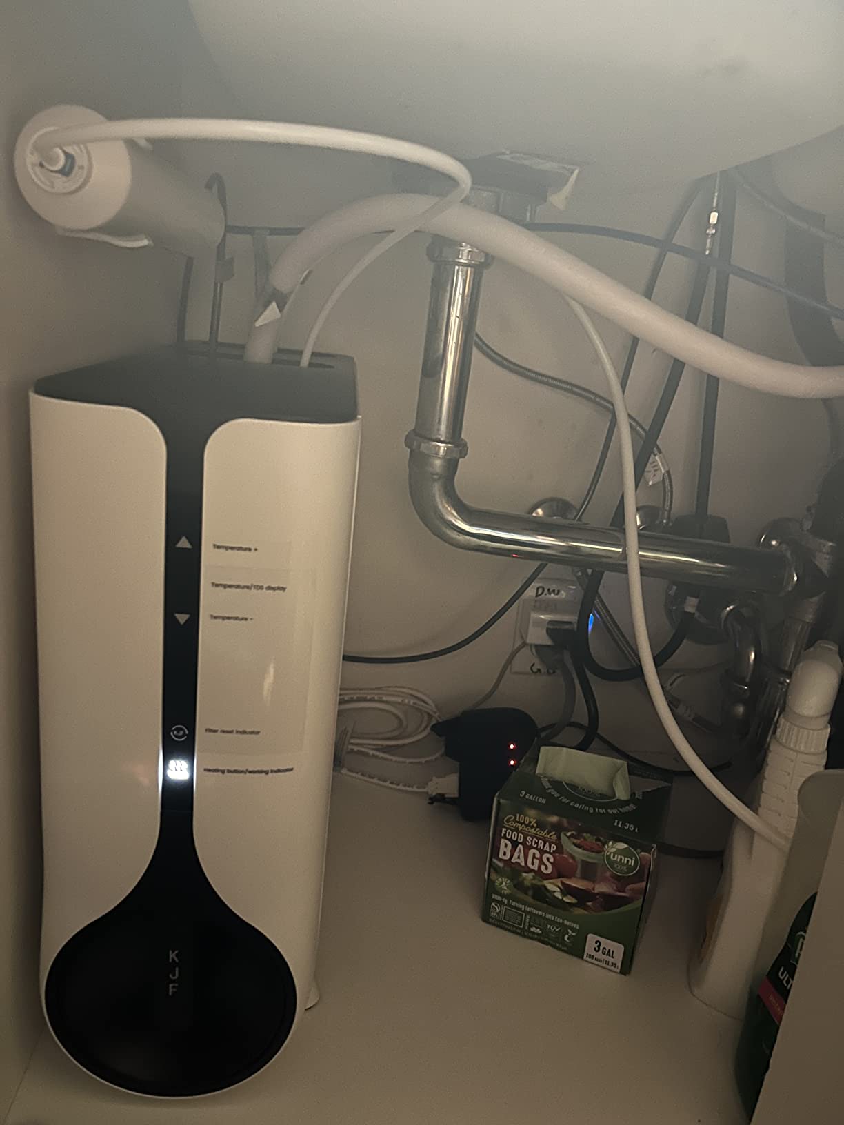 Waterdrop KJ600 Instant Hot Reverse Osmosis System, 600 GPD, Tankless RO customer photo 2