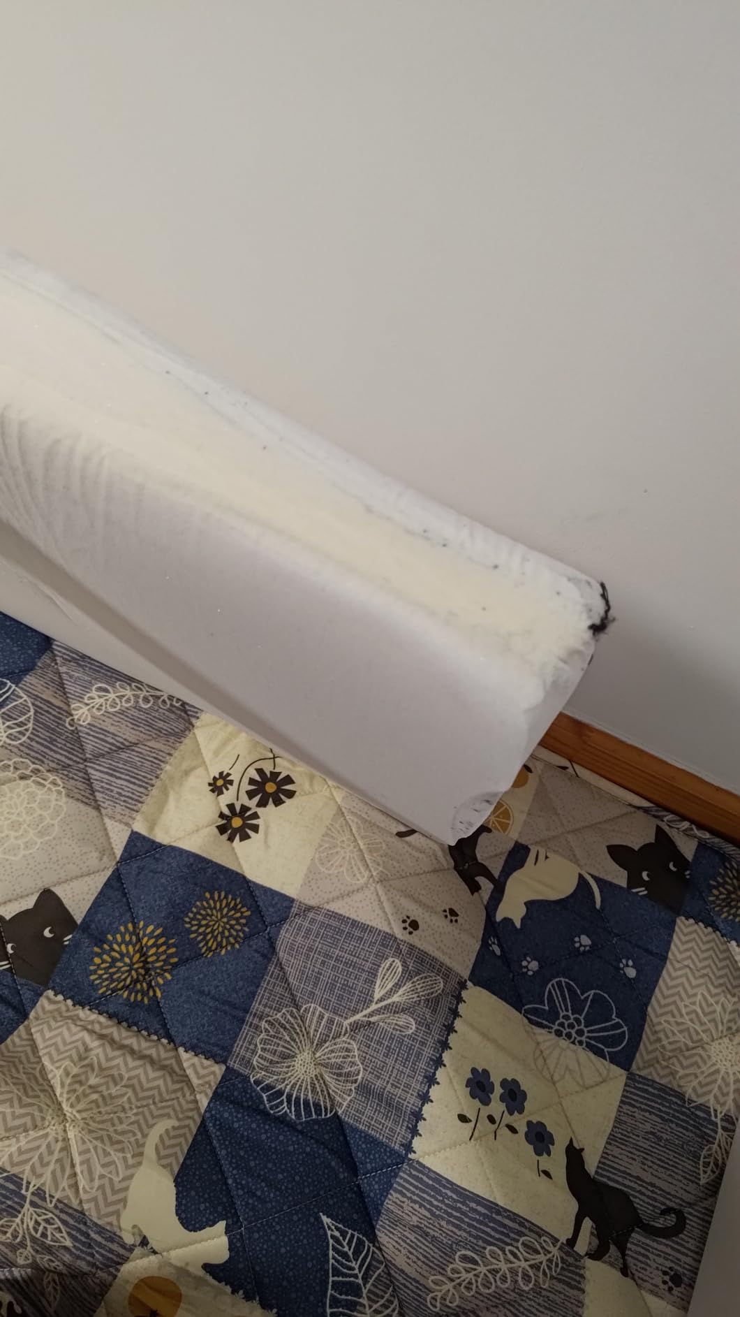 MeMoreCool 24 Inch Square Floor Pillow for Adults, Navy Foam Floor Cushion customer photo 2