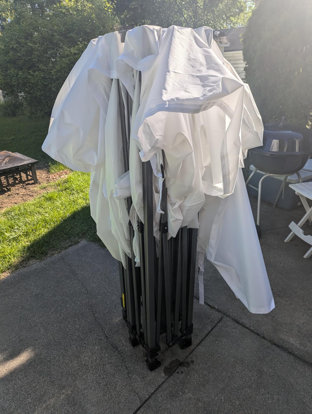 COBIZI 10x20 Pop Up Canopy Tent,Heavy Duty Canopy(White with 6 Sidewalls) customer photo 1