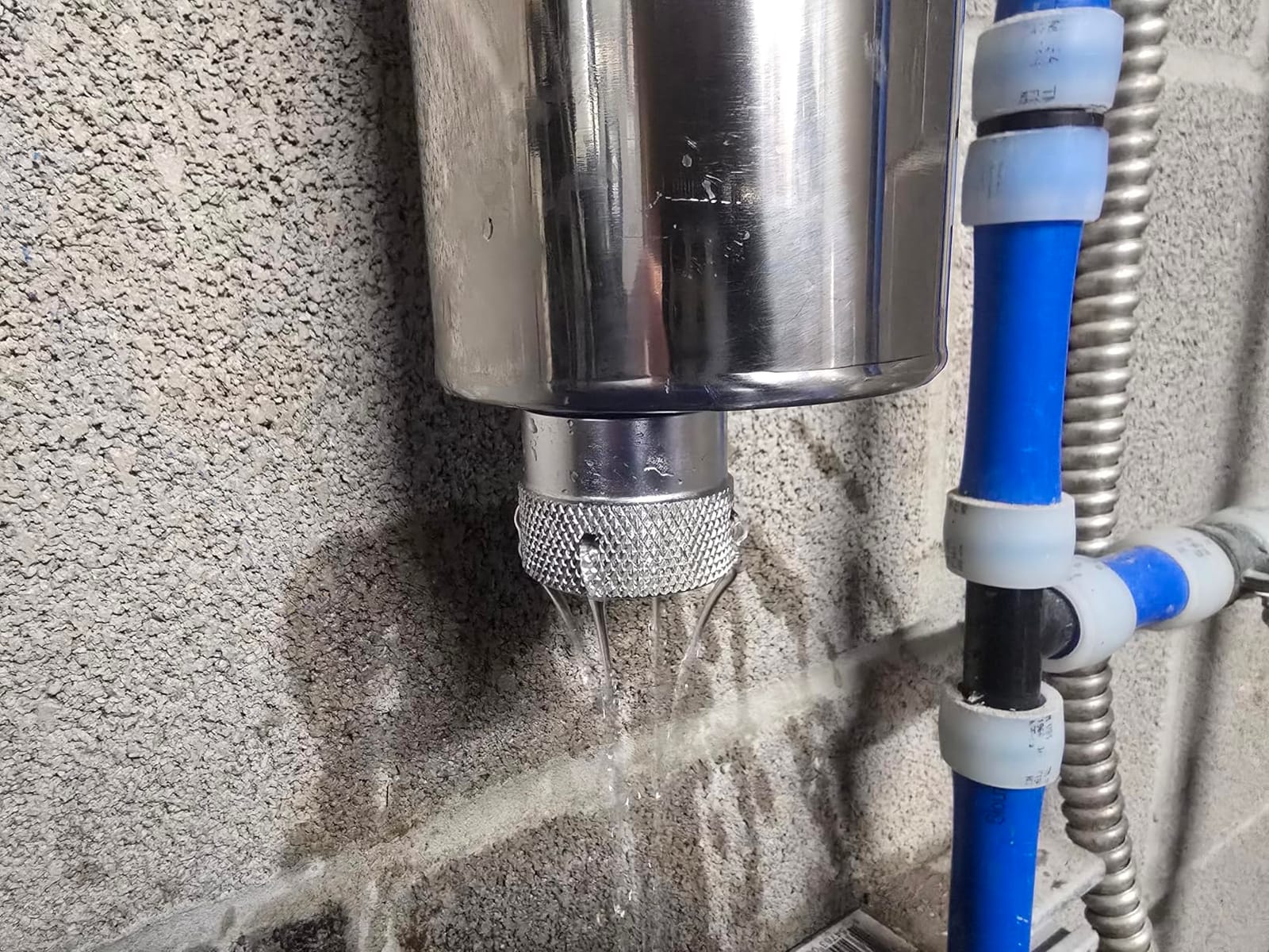 HQUA-TWS-121 120V 55W 12GPM 1“ MNPT Inlet/Outlet, Whole House Ultraviolet Water Purifier Filter, + 1 Extra UV Bulb, + 1 Extra Quartz Sleeve customer photo 2