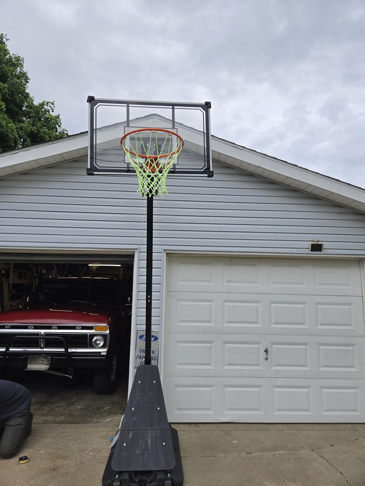 Skytime Basketball Hoop, 44&47IN Portable Basketball Hoop Outdoor customer photo 2