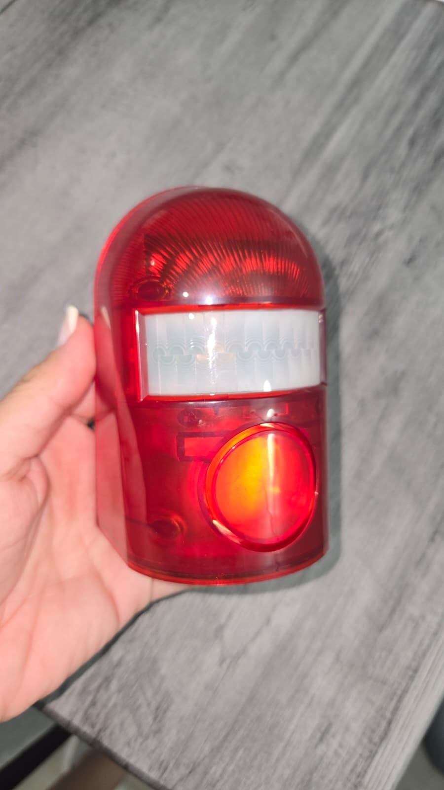 Qualirey 2 Pack Solar Motion Sensor Alarm 129db Outdoor Strobe Light,Red customer photo 1