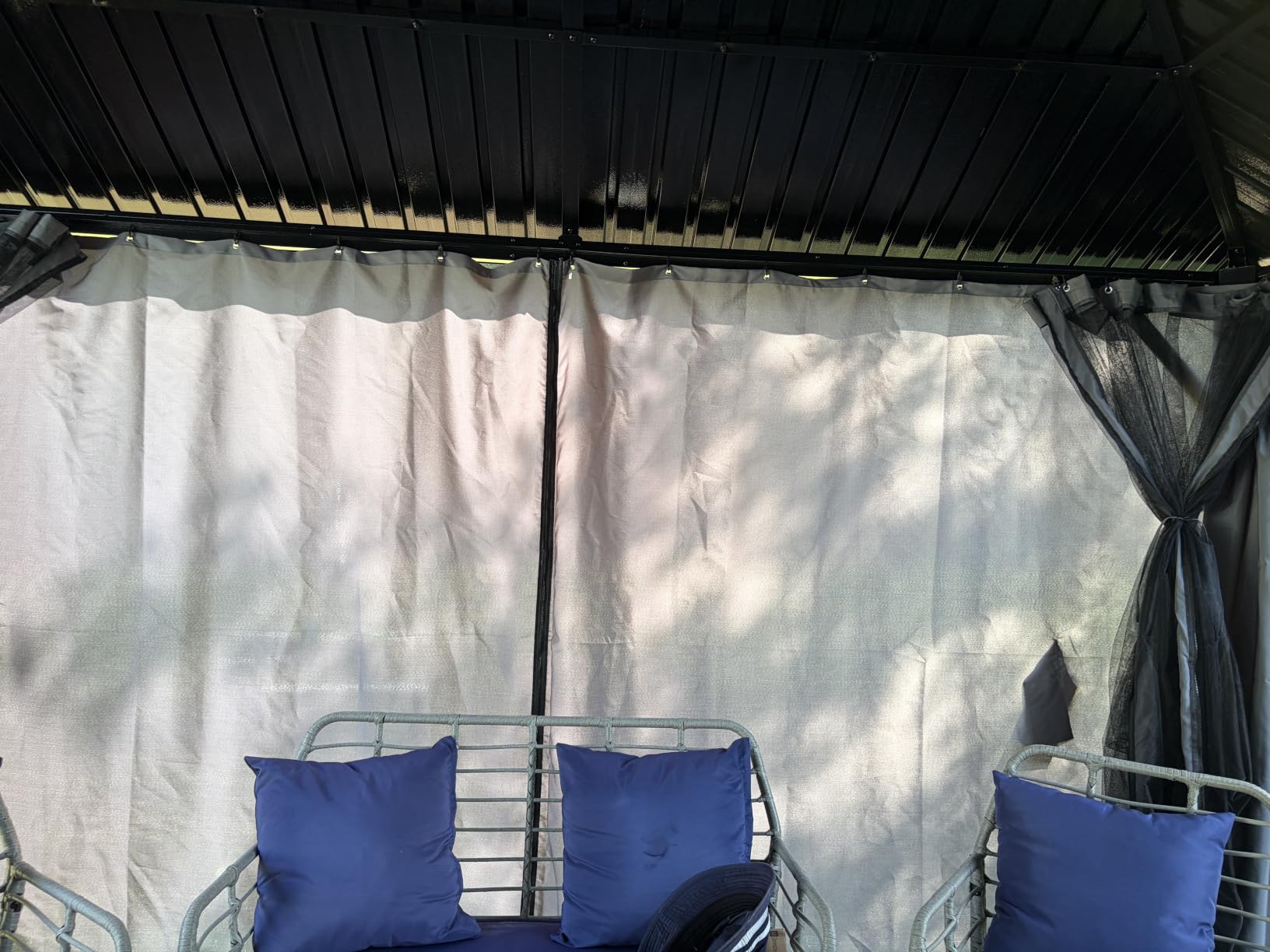 AirWire 10'x12' Hardtop Aluminum Gazebo Dark Gray customer photo 1
