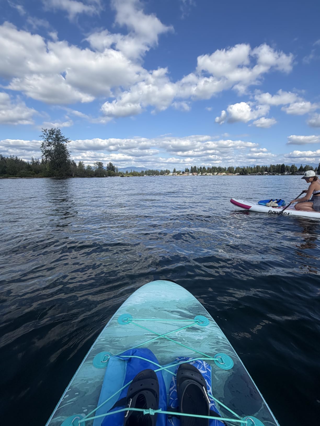 SLOOSH Inflatable Stand Up Paddle Board for Adult, Inflatable Paddle Boards with Premium Accessories, Non-Slip EVA Deck, Ultra-Light Carry Bag Pump, Blow Up SUP for All Skill Levels customer photo 1