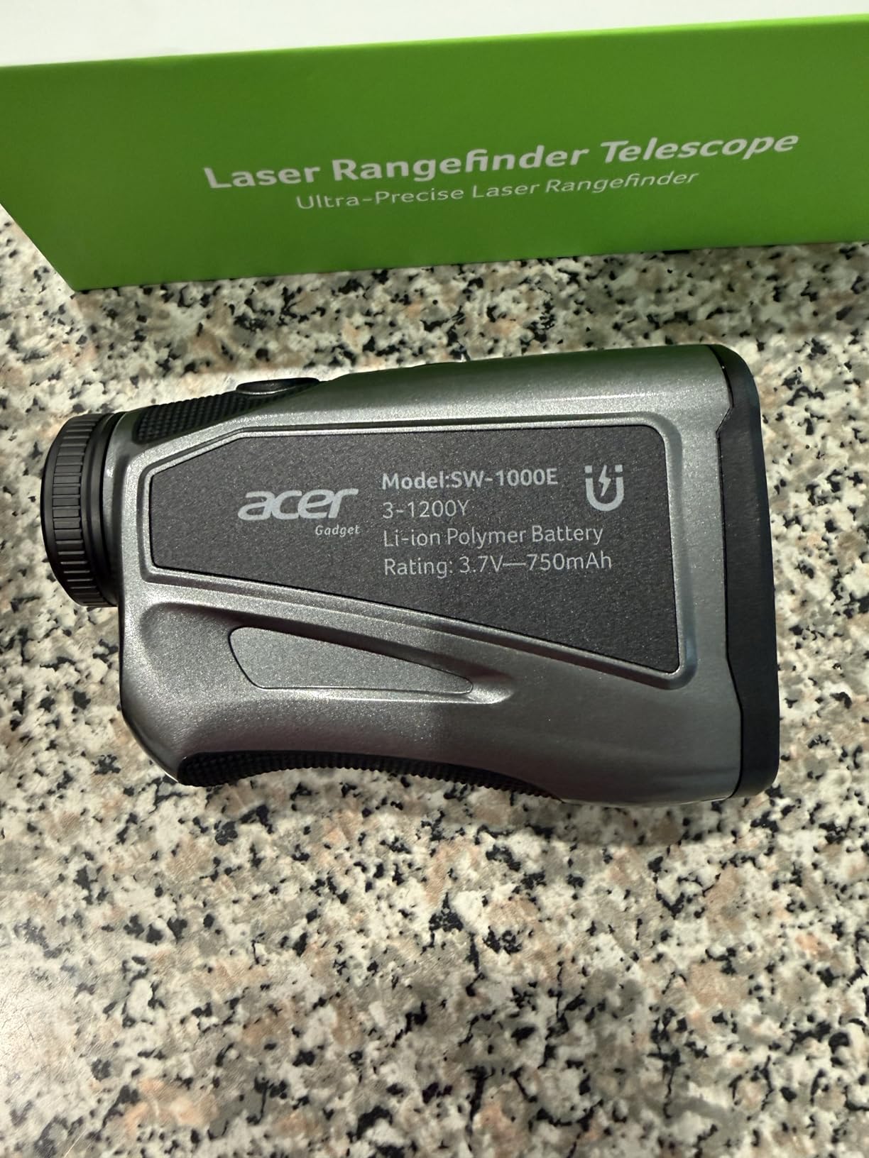 Acer Pro Golf Rangefinder with Slope Switch, Pin Lock Vibration, 1200 Yards customer photo 1