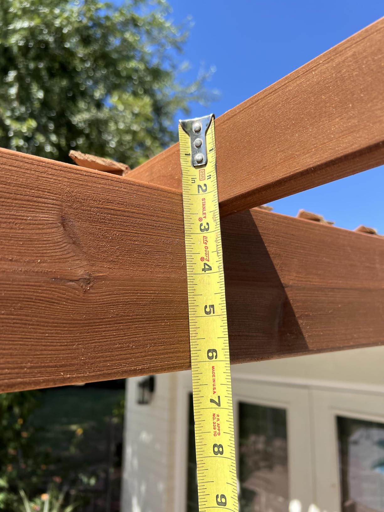 VEIKOU 12x16FT Wood Pergola, Patio Pergola with Solid Cedar Structure, Outdoor Backyard Gazebo with Unparalleled Flat Slatted Roof Trellis for Deck Grill Party Garden customer photo 1