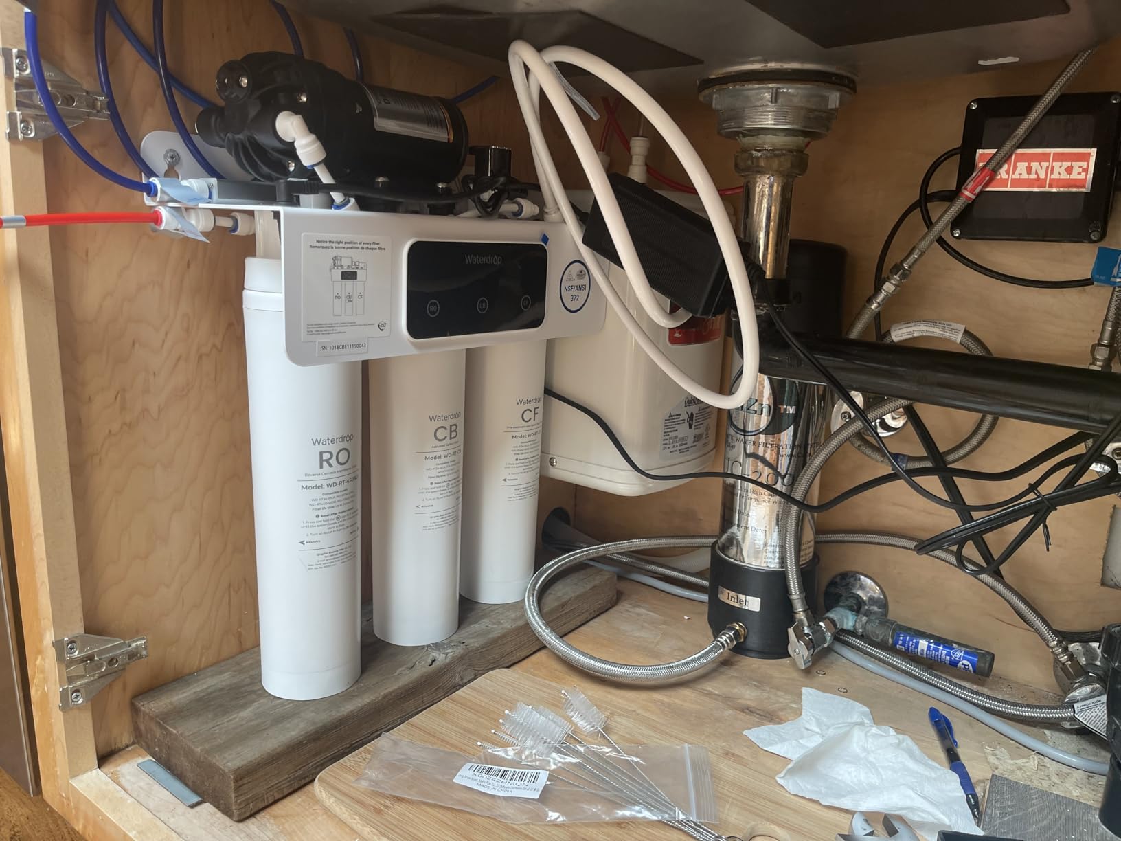 [Dual Flow] Waterdrop WD-T4-A Alkaline pH+ Reverse Osmosis Water Filter, NSF/ANSI 372 Certified, 10-Stage, 450GPD Tankless Undersink RO Filtration System, 2:1 Pure to Drain, BPA Free, Plug-in required customer photo 2